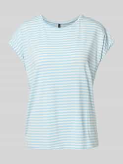 Vero Moda Regular fit T-shirt van een mix van lyocell en elastaan model 'AVA'