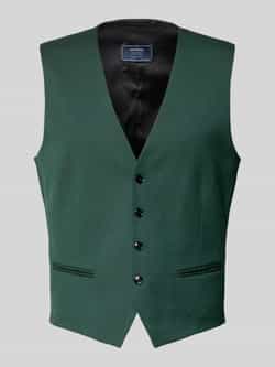 MCNEAL Slim fit gilet met paspelzakken