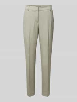 Christian Berg Woman Selection Regular fit stoffen broek met persplooien