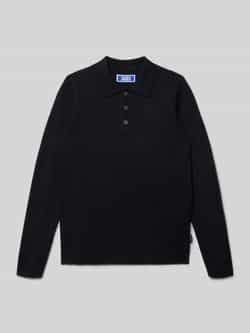 Jack & jones Regular fit poloshirt in gebreide look model 'Bradfort'