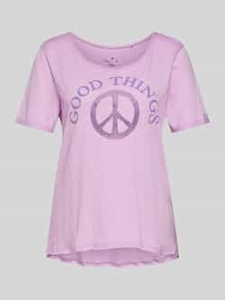 Lieblingsstück T-shirt met statementprint model 'Charlina'