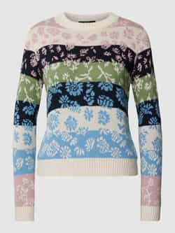 Weekend Max Mara Gebreide pullover met all-over bloemenmotief model 'FLERES'