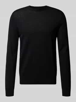 Antony Morato Slim fit pullover van viscosemix met structuurmotief