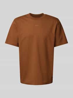 HUGO T-shirt met labelprint model 'Dapolino'