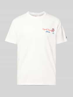 MC2 Saint Barth T-shirt met motief- en statementstitching