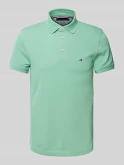 Tommy Hilfiger Slim fit poloshirt met logostitching model '1985'