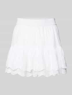 Review Minirok met broderie anglaise en elastische band