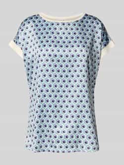 Christian Berg Woman T-shirt in all-over look met ronde hals