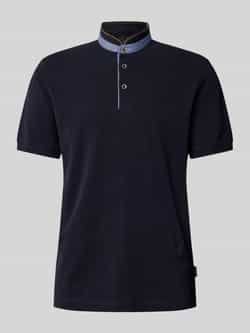 Bugatti Regular fit poloshirt met opstaande kraag