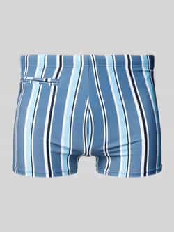 Schiesser Slim fit zwembroek met ritszak model 'Ocean'
