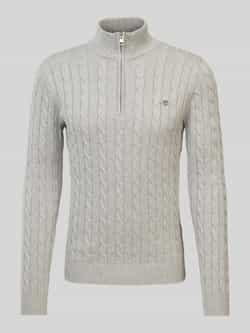 Gant Gebreide pullover met kabelpatroon