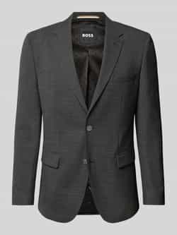 Boss 2-knoops colbert met klepzakken model 'Jasper'