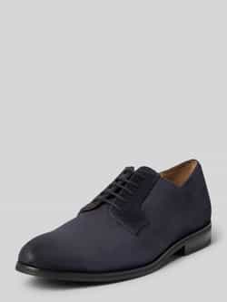 Veterschoenen van echt rundleer model 'velluto misto'