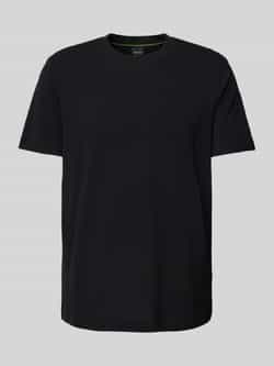 BOSS Green T-shirt met labelstitching model 'Taddy'