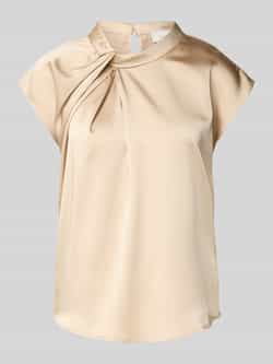 NEO NOIR Blouseshirt van satijn met knoopdetail model 'Fleur Drapy'