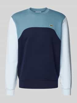 Lacoste Sweater Sweatshirt van gekleurd katoenfleece