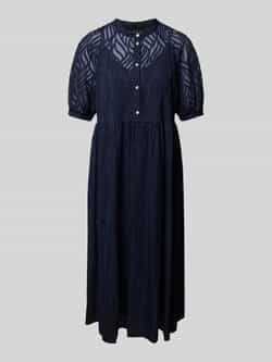 s.Oliver BLACK LABEL Regular fit midi-jurk met voering van viscose