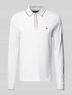 Tommy Hilfiger Slim fit poloshirt met labelstitching