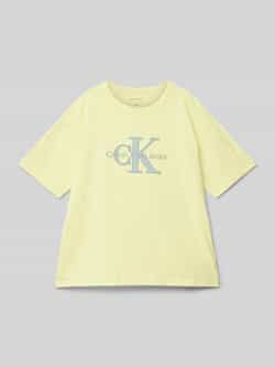 Calvin Klein Jeans T-shirt met labeldetail model 'OTTOMAN'