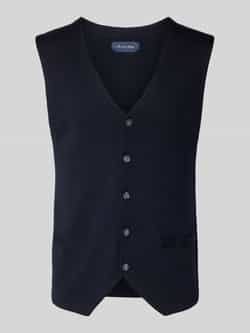 Christian Berg Men Wollen gilet met V-hals