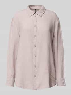 Vero Moda Boxy fit linnen blouse met pas model 'LINN'