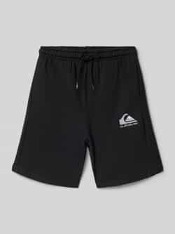 Quiksilver Regular fit sweatshorts met labelprint model 'EASY DAY'