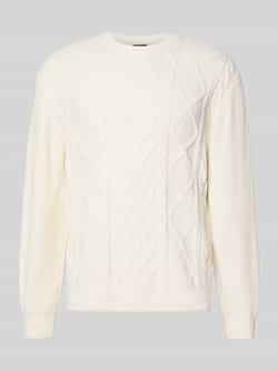 Armani Exchange Gebreide pullover met ribboorden