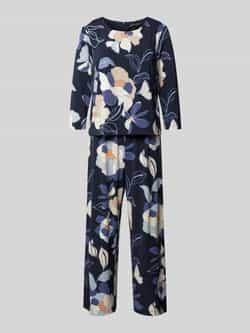 Betty Barclay Trendy Jumpsuit met 3 4 Mouwen Blue Dames