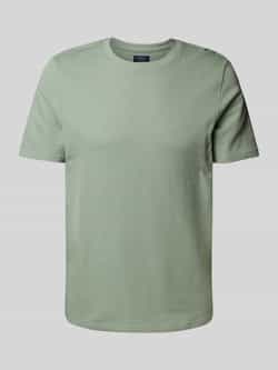 MCNEAL T-shirt met geribde ronde hals