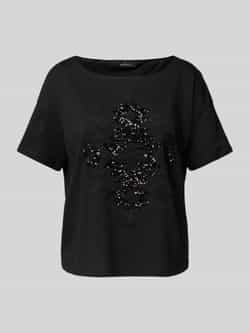 Monari T-shirt met pailletten