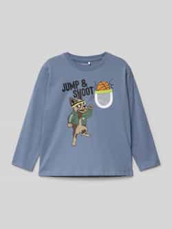 Name it Shirt met lange mouwen en ronde hals model 'ROBBIN'