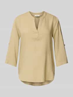 s.Oliver RED LABEL Regular fit blousetop van mix van linnen en viscose