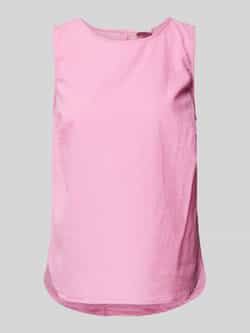 Milano italy Linnen blousetop met ronde hals