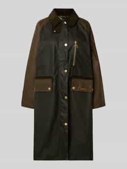 Barbour Regular fit lange jas van puur katoen model 'EVETTE'