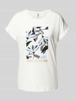 Soyaconcept T-shirt met motief- en statementprint model 'MARICA'