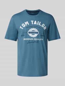 Tom Tailor Regular fit T-shirt van puur katoen
