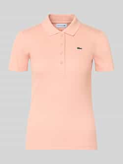 Slim fit poloshirt van puur katoen
