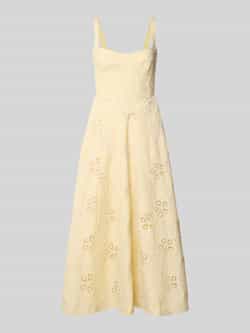 Bardot Cocktailjurk met broderie anglaise model 'LILAH'