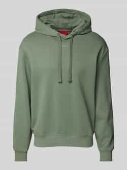 HUGO Hoodie met labelprint model 'Dapo'