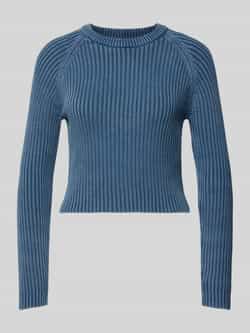 Vero Moda Regular fit gebreide pullover met verwassen look model 'REAL'