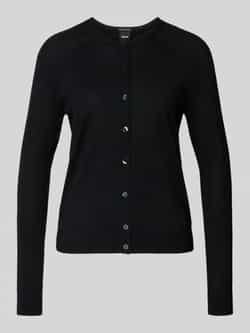 Boss Regular fit gebreid jack van zuivere scheerwol model 'FONAMI'