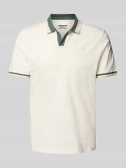 Blend Regular fit poloshirt met V-hals model 'Evo'