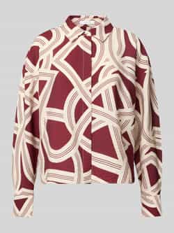 Opus Regular fit blouse met manchetten model 'Famena'