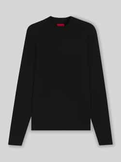 HUGO Regular fit gebreide pullover van viscosemix model 'SAN MARC'
