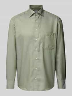Eterna Overhemd met lange mouwen Comfort fit NON IRON (strijkvrij)