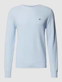 FYNCH-HATTON Gebreide pullover met labelstitching