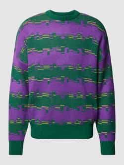 JAKE*S STUDIO MEN Gebreide pullover met all-over motief