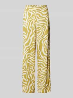 Mazine Loose fit stoffen broek met all-over print model 'Lilby'