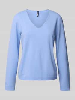 Pieces Regular fit pullover met V-hals model 'BREE'