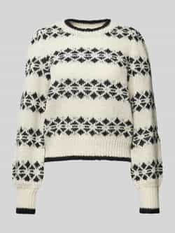 Pieces Regular fit gebreide pullover met katoen model 'RADINE'